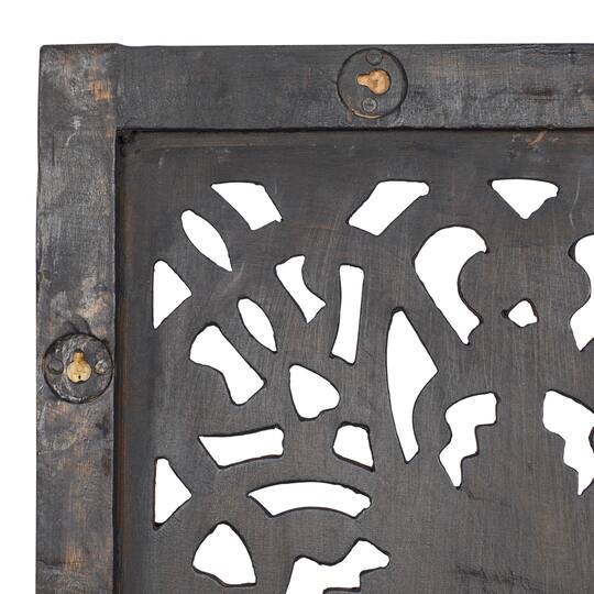 36" Brown Traditional Wall Décor Set